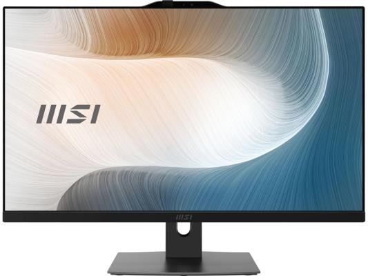 MSI Modern AM272P 1M AiO 27" FHD (1920x1080)IPS AG Non-touch, Core i3-100U (1.2GHz), 8GB DDR5(1x8GB),512GB SSD M.2,Intel UHD,WiFi,BT,camera,WirelessKB&mouse Eng/Rus,NoOS,1y w-ty,Black