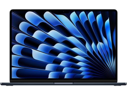 Ноутбук Apple MacBook Air A3241 M4 10 core 16Gb SSD256Gb/10 core GPU 15.3" Liquid Retina (2880x1864) macOS midnight WiFi BT Cam (MW1L3LL/A)