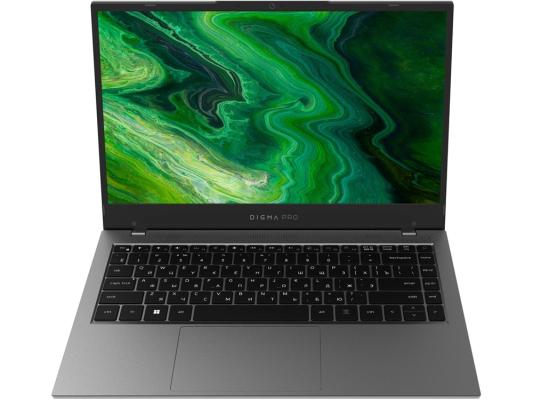 Ноутбук Digma Pro Fortis M Core i5 1334U 16Gb SSD512Gb Intel Iris Xe graphics 14.1" IPS FHD (1920x1080) Windows 11 Pro grey WiFi BT Cam 4000mAh (DN14P5-ADXW04)