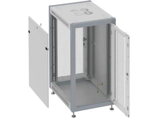 Шкаф коммутационный Sysmatrix (SL 6615.733) напольный 15U 600x600мм пер.дв.перфор. задн.дв.перфор. 800кг серый 450мм 37кг 800мм IP20 металл