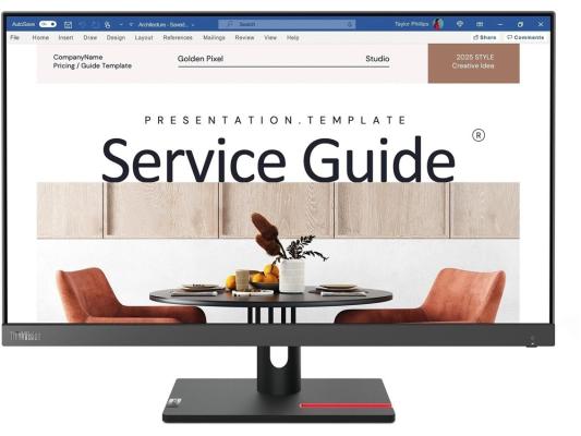 Монитор Lenovo 23.8" ThinkVision S24i-30 черный IPS LED 4ms 16:9 HDMI матовая 1300:1 250cd 178гр/178гр 1920x1080 100Hz VGA FHD 3.8кг