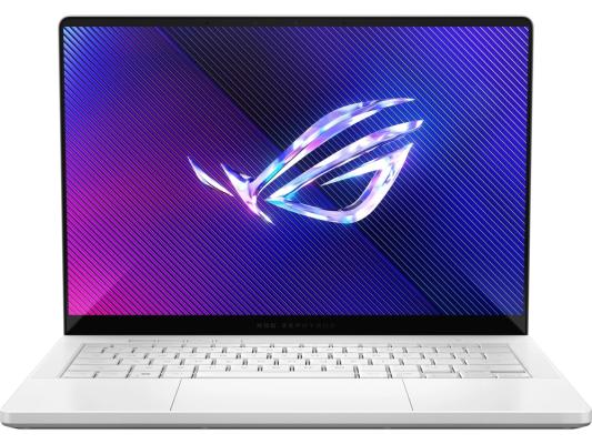 Ноутбук/ ASUS ROG Zephyrus G14 GA403WW-QS100W 14"(2880x1800 OLED 120Hz)/AMD Ryzen AI 9 HX 370(2Ghz)/32768Mb/1024PCISSDGb/noDVD/Ext:NVIDIA GeForce RTX 5080(16384Mb)/Cam/BT/WiFi/73WHr/war 1y/1.57kg/Platinum White/Win11Home +  +чехол