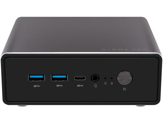 Неттоп Digma Pro Minimax U1 i3 1215U (1.2) 16Gb SSD512Gb UHDG Windows 11 Pro GbitEth WiFi BT 60W темно-серый/черный (DPP3-ADXW03)