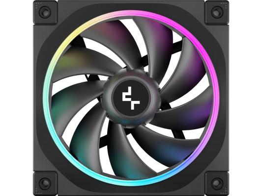 Вентилятор для корпуса Deepcool FL12 (120mm, 2150rpm, 55 CFM, 32 дБ, PWM 4-pin, ARGB, black) (R-FL12-BKAPN1-G)
