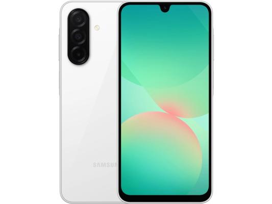 Смартфон Samsung SM-A266B Galaxy A26 5G 256Gb 8Gb белый моноблок 3G 4G 6.7" 1080x2340 Android 15 50Mpix 802.11 a/b/g/n/ac NFC GPS GSM900/1800 GSM1900 Protect