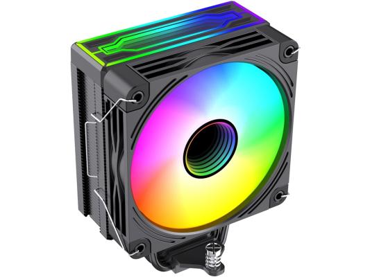 Устройство охлаждения(кулер) Bloody BD-AC205-ARGB1 ARGB Soc-AM5/AM4/1200/1700/1851 черный 4-pin 14-26dB Al+Cu LCD 205W 513gr Ret (BD-AC205-ARGB1-BK)