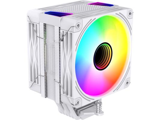 Устройство охлаждения(кулер) Bloody BD-AC230-ARGB1 ARGB Soc-AM5/AM4/1200/1700/1851 белый 4-pin 22-32dB Al+Cu LCD 230W 715gr Ret (BD-AC230-ARGB1-WH)