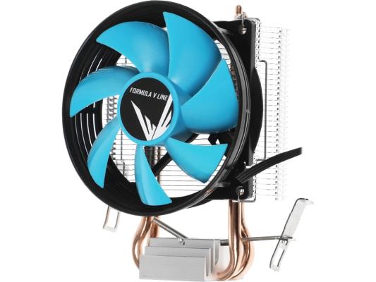 Устройство охлаждения(кулер) Formula AC Verkho 2 Soc-AM5/AM4/1200/1700/1851 черный/синий 4-pin 15-25dB Al+Cu 110W 307gr Ret (VERKHO 2)