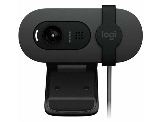 Камера Web Logitech HD Webcam Brio 105 графитовый 2Mpix (1920x1080) USB2.0 с микрофоном для ноутбука (960-001590)