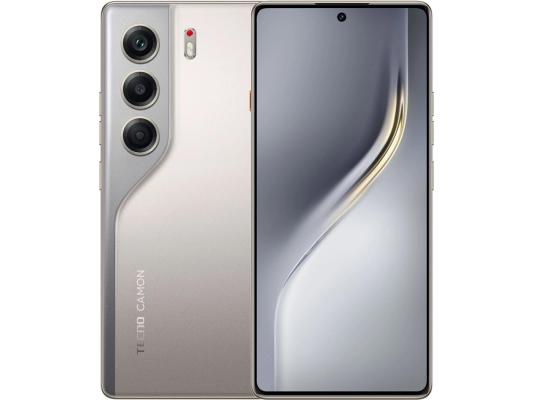 Смартфон Tecno Camon 40 256Gb 12Gb титан моноблок 3G 4G 6.78" 1080x2436 Android 15 50Mpix 802.11 a/b/g/n/ac NFC GPS GSM900/1800 GSM1900 Protect