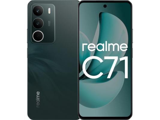 Смартфон Realme RMX5303 C71 256Gb 8Gb зеленый моноблок 3G 4G 2Sim 6.67" 720x1604 Android 15 50Mpix 802.11 a/b/g/n/ac NFC GPS GSM900/1800 GSM1900 FM