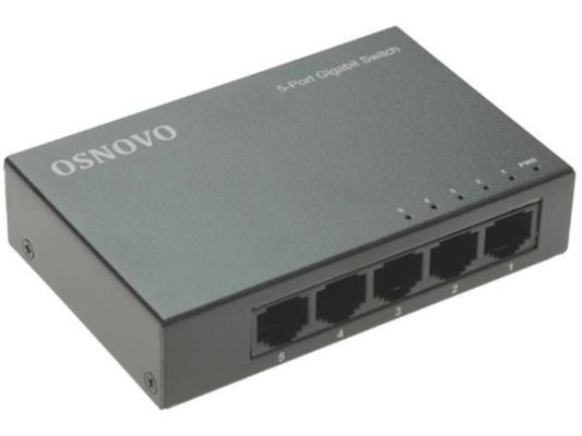 Коммутатор Osnovo SW-5G 5x1Гбит/с неуправляемый