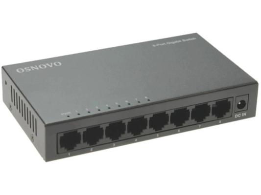 Коммутатор Osnovo SW-8G 8x1Гбит/с неуправляемый