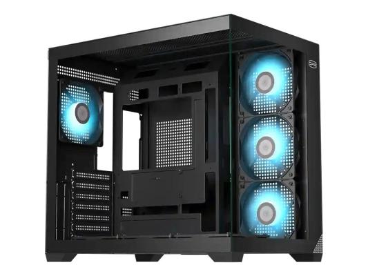 Корпус без блока питания/ Case PCCooler C3T700 ARGB BK, Midi-Tower, TG, 4x120mm ARGB, 1xUSB-A 3.0 + 1xUSB-A 2.0 + 1xUSB-C, ATX, mATX, mITX Black