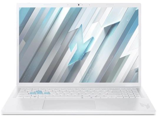 Ноутбук/ ACER Nitro Lite NL16-71G-74YP 16"(1920x1200 (матовый) IPS)/Intel Core i7 13620H(2.4Ghz)/16384Mb/512PCISSDGb/noDVD/Ext:nVidia GeForce RTX4050(6144Mb)/Cam/BT/WiFi/53WHr/war 1y/1.95kg/White/NoOS