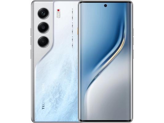Смартфон Tecno Camon 40 Pro 256Gb 8Gb белый моноблок 3G 4G 2Sim 6.78" 1080x2436 Android 15 50Mpix 802.11 a/b/g/n/ac NFC GPS GSM900/1800 GSM1900 Protect FM