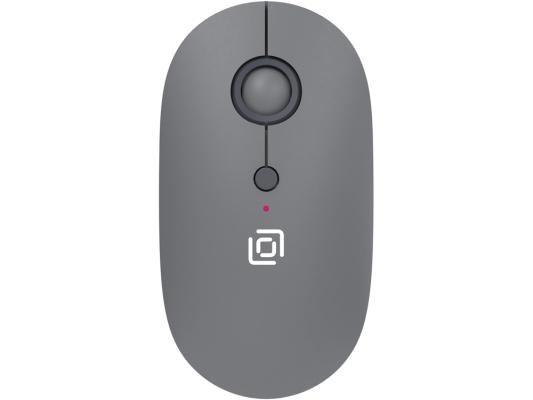 Мышь Оклик 409MW графитовый оптическая 1600dpi silent беспров. BT/Radio USB для ноутбука 4but (2007545)