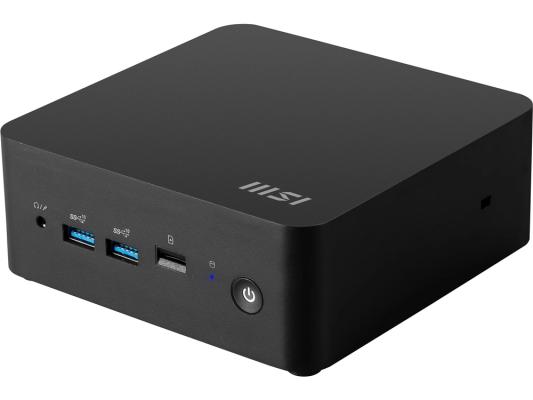 Неттоп MSI Cubi NUC 1M-043XRU Intel Core 7 150U (2P+8E/12T) Graphics 16Gb DDR5 SSD512Gb GbitEth Wi-Fi BT Free DOS черный