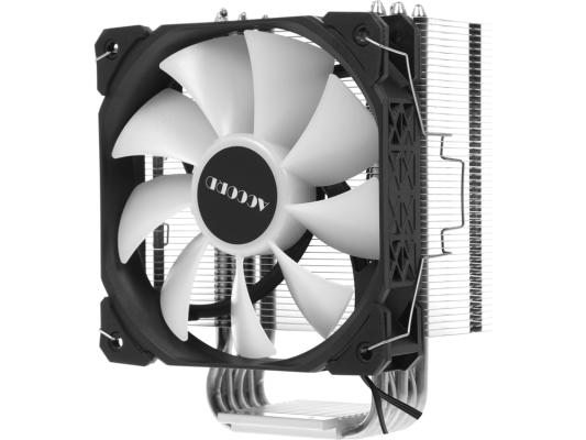 Устройство охлаждения(кулер) Accord ACC-5P12PRO ARGB Soc-AM5/AM4/1200/1700/1851 серебристый/черный 4-pin 31dB Al+Cu 220W 525gr brown box