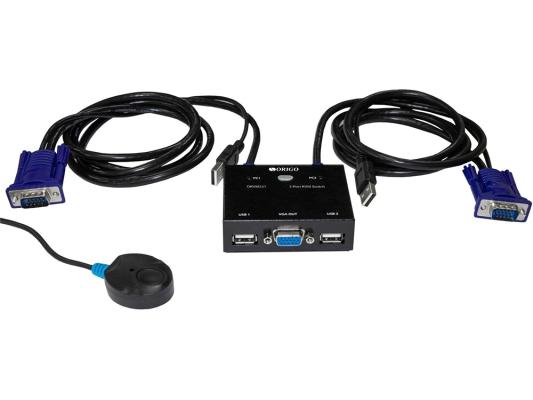 2-портовый KVM-переключатель ORIGO OKVM221/A1A с портами VGA и USB