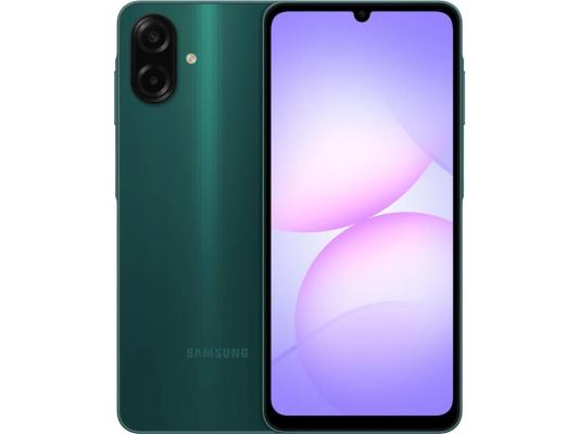 6.7" Смартфон Samsung Galaxy A07 4/128Gb,  SM-A075F,  IPS,  90Гц,  5000мAч,  зеленый