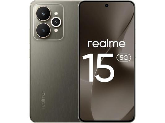 Смартфон Realme RMX5106 15 256Gb 12Gb черный моноблок 3G 4G 6.78" 1264x2780 Android 15 50Mpix 802.11 a/b/g/n/ac/6 NFC GPS GSM900/1800 GSM1900