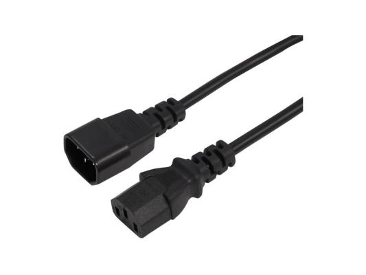 Кабель питания системный блок-монитор Rexant 04-2726 (C13-C14, 3х1.0мм?, 250В, 10A, черный, 0.6м)