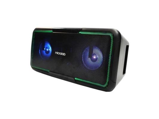 Колонка порт. Microlab BP12 черный/черный 20W 2.0 BT 10м 3600mAh (без.бат)