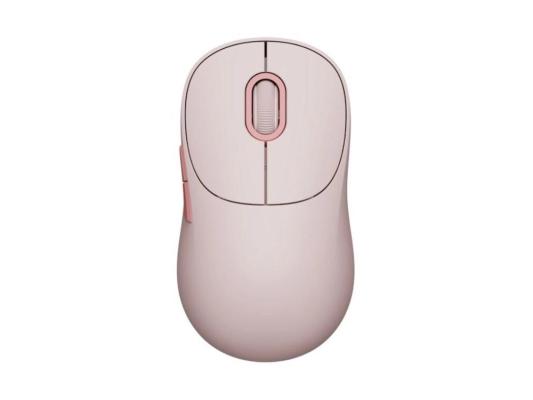 Мышь беспроводная Xiaomi Wireless Mouse 3, Bluetooth/Радио, оптическая, USB, 1200dpi, розовый [bhr8911gl]