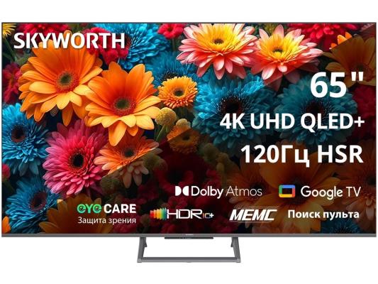 65" SKYWORTH 65Q67H 4K Ultra HD, черный, СМАРТ ТВ