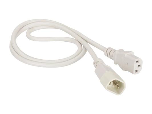 Шнур питания Lanmaster LAN-PP13/14-2.0-WH C13-С14 проводник.:3x0.75мм2 2м 220В 10А белый