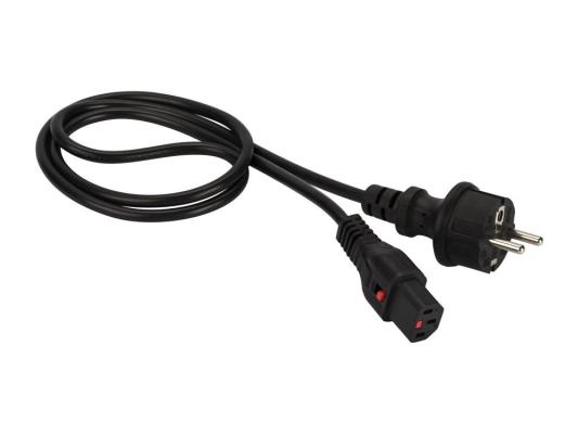 Шнур питания Lanmaster LAN-PP13L/SH-0.5-BK C13-Schuko проводник.:3x0.75мм2 0.5м 220В 10А черный