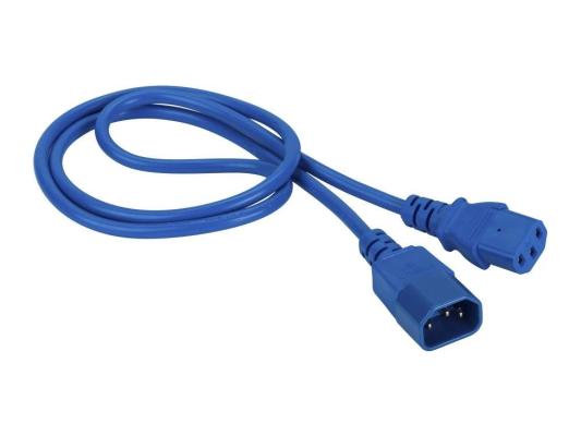 Шнур питания Lanmaster LAN-PP13/14-1.8-BL C13-С14 проводник.:3x0.75мм2 1.8м 220В 10А (упак.:1шт) синий