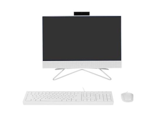 Моноблок HP 200 G4 21.5" Full HD i5 1235U (1.3) 16Gb SSD512Gb Iris Xe DVDRW CR FreeDOS GbitEth WiFi BT 65W клавиатура мышь Cam белый 1920x1080