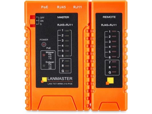 Тестер кабельный Lanmaster LAN-TST-WRM-310-POE