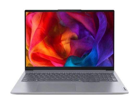 Ноутбук Lenovo Thinkbook 16 G7 ARP 16", IPS, AMD Ryzen 7 7735HS 3.2ГГц, 8-ядерный, 16ГБ DDR5, 512ГБ SSD,  AMD Radeon Graphics, без операционной системы, серый [21mwa0atin]