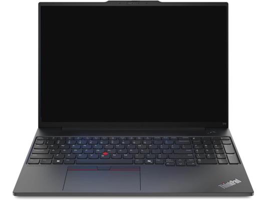 Ноутбук Lenovo ThinkPad E16 G2 16", IPS, Intel Core Ultra 5 125U 1.3ГГц, 12-ядерный, 16ГБ DDR5, 512ГБ SSD,  Intel Graphics, без операционной системы, черный [21mas04600]