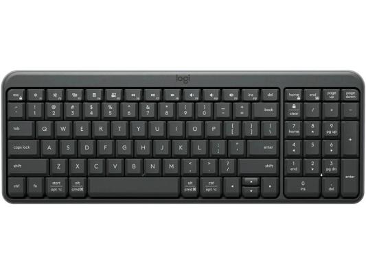 Клавиатура беспроводная Logitech K250, заводское нанесение кириллицы, графитовый [920-013452]
