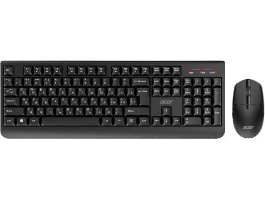 Комплект беспроводной клавиатура + мышь Acer OCC401, USB, черный [zl.acccc.016]