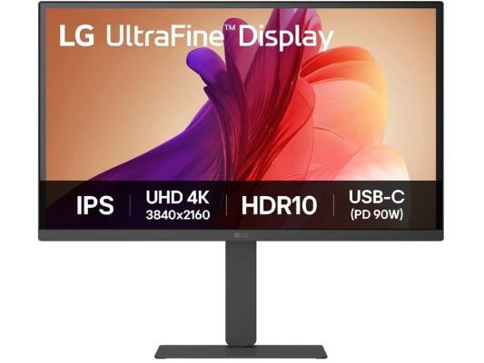 Монитор 27" LG UltraFine 27U730A-B,  3840x2160,  IPS,  2хHDMI,  1хDP,  черный [27u730a-b.aruz]