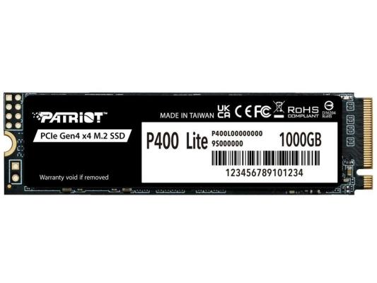 Твердотельный накопитель SSD M.2 1000 Gb Patriot P400 Lite P400LP1KGM28H 2280, PCIe 4.0 x4,  NVMe,  M.2