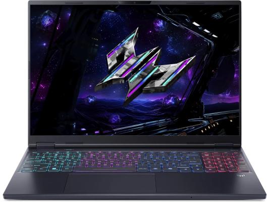 Ноутбук игровой Acer Predator Helios Neo 16S AI PHN16S-71-72PG 16", OLED, Intel Core Ultra 7 255HX 2.4ГГц, 20-ядерный, 32ГБ DDR5, 1ТБ SSD,  NVIDIA GeForce  RTX 5070 для ноутбуков - 8 ГБ, без операционной системы, черный [nh.qzfcd.001]