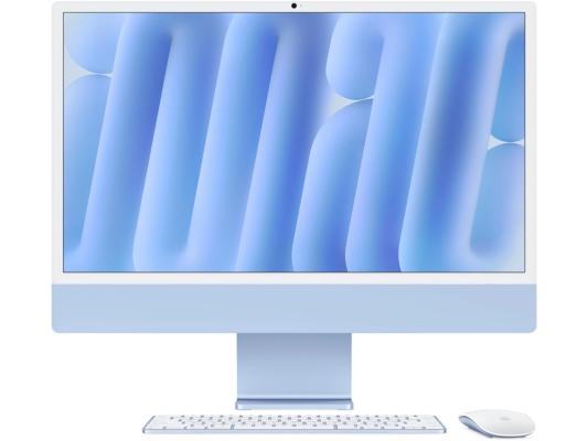 24" Моноблок Apple iMac A3247 4.5K, Apple M4 8 core, 16ГБ 256ГБ SSD,  macOS синий [mwuf3ch/a]