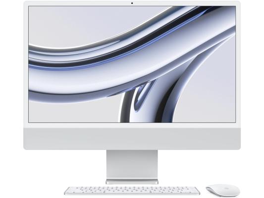 24" Моноблок Apple iMac A2874 4.5K, Apple M3 8 core, 8ГБ 512ГБ SSD,  macOS серебристый [mqrk3hn/a]