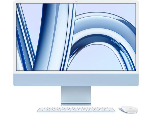 24" Моноблок Apple iMac A2874 4.5K, Apple M3 8 core, 8ГБ 512ГБ SSD,  macOS синий [mqrr3hn/a]
