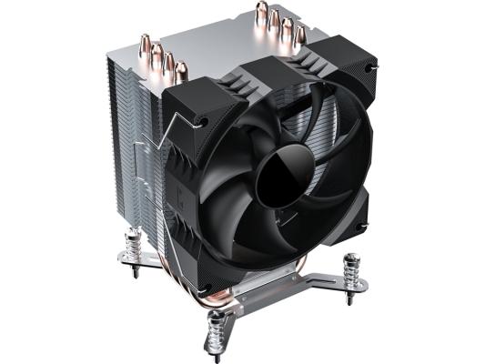 Устройство охлаждения(кулер) Digma D-CPC130-PWM1,  4-pin,  90мм,  черный,  OEM