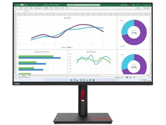 Монитор Lenovo 31.5" ThinkVision T32h-30 черный IPS LED 4ms 16:9 HDMI матовая HAS Piv 1000:1 350cd 178гр/178гр 2560x1440 60Hz DP USB 9.9кг