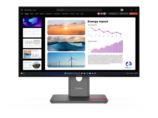 Монитор Lenovo 23.8" ThinkVision P24Q-40 черный IPS LED 4ms 16:9 HDMI матовая HAS Piv 1000:1 300cd 178гр/178гр 2560x1440 120Hz DP Quad 2K (1440p) USB 5.7кг