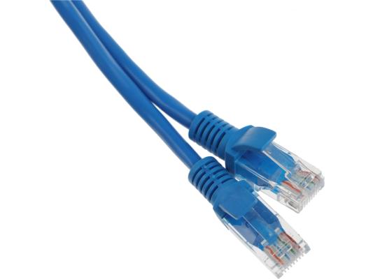 Патч-корд Premier PP12-0.5M/B 1000Гбит/с UTP 4 пары cat.5E CCA molded 0.5м синий RJ-45 (m)-RJ-45 (m)
