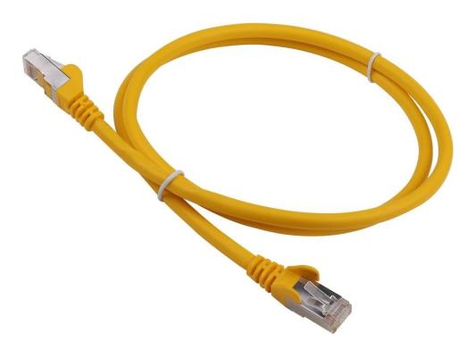 Патч-корд LanMaster вилка RJ-45,  вилка RJ-45,  кат.6A,  LSZH,  1м,  желтый [lan-pc45/s6a-1.0-yl]